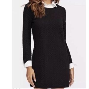 Textured Black and White Shein Dress